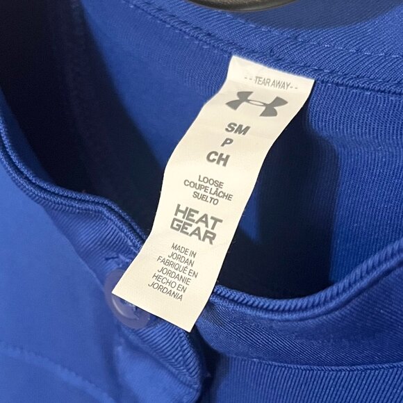 Under Armour Heat Gear Collarless Sports Shirt - Picture 4 of 9